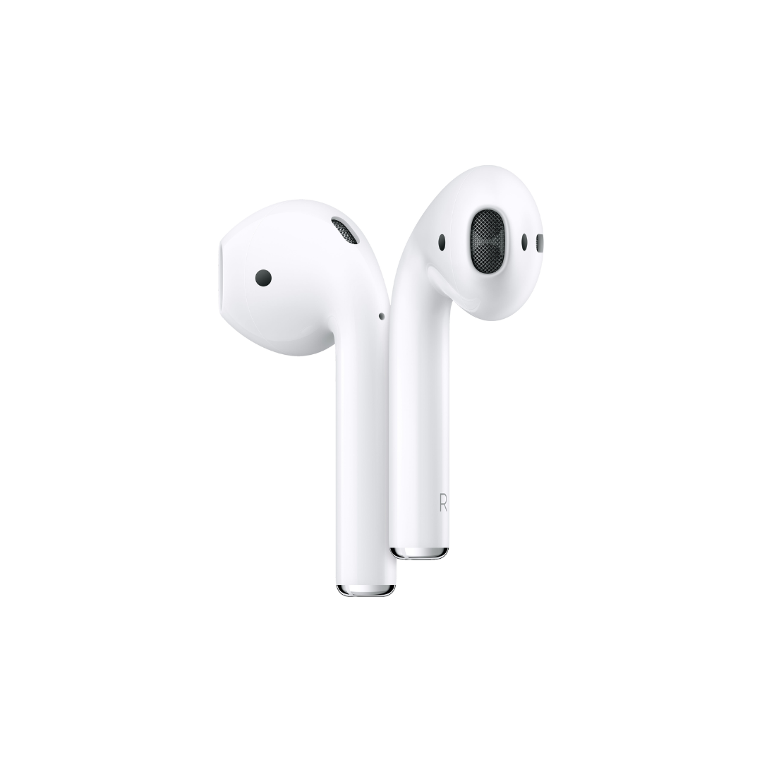 Close up view of Airpods Gen 2 out of charging case
