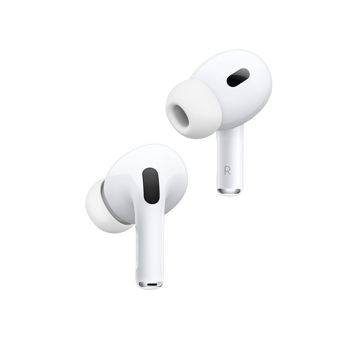 Close up view of Airpods Pro Gen 2 without its charging case