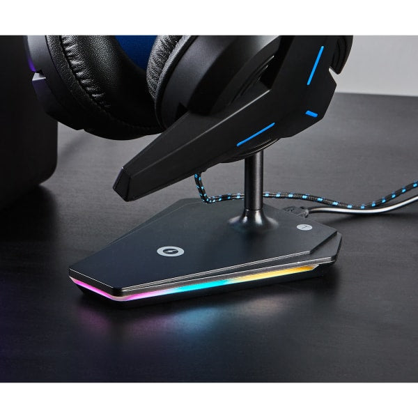 Gaming Headphone Stand & Wireless Charger