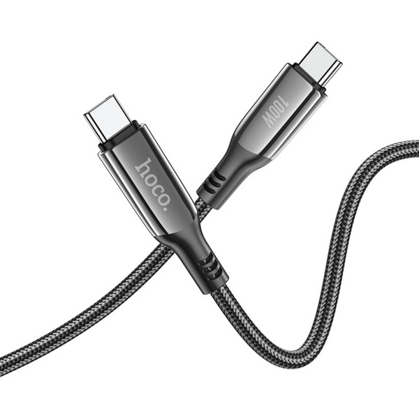 Usb Type-C to Usb Type-C in a picture with braided cable