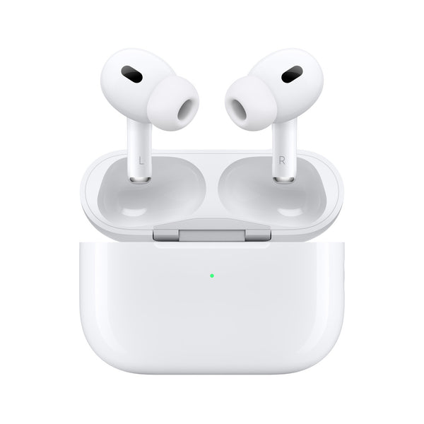 Close up view of Airpods Pro Gen 2 with its charging case
