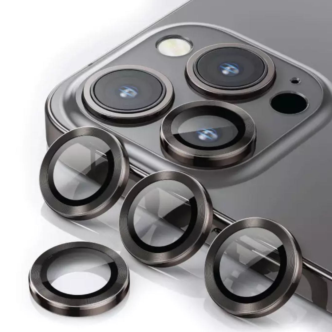 An image showing iphone camera lens placed on the iphone and beside it