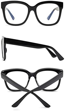 Close up view of blue light glasses in different angles