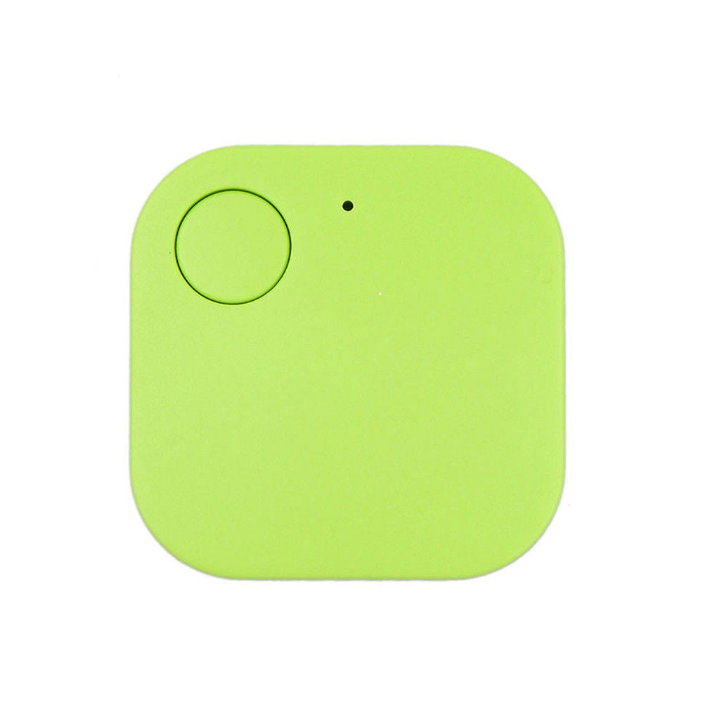 Close up view of bluetooth tag finder in green color