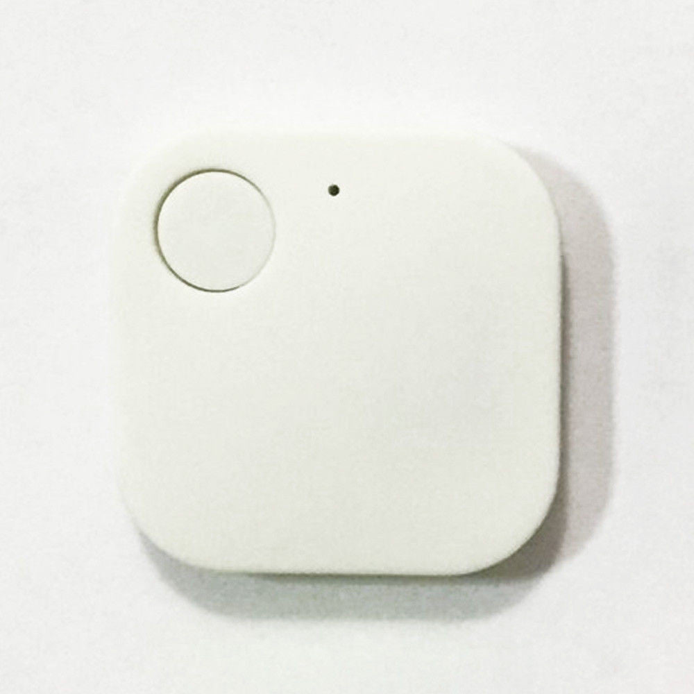 Close up view of bluetooth tag finder in white color