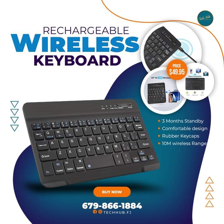 Wireless bluetooth keyboard
