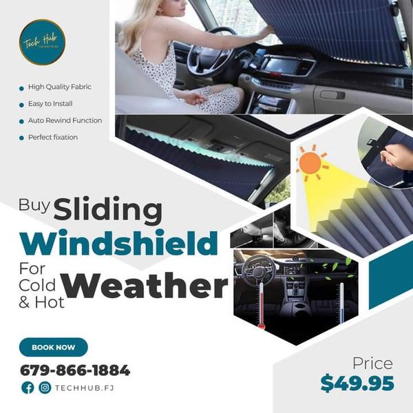 Car Sliding Windshield for cold and hot weather