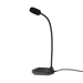 Gaming microphone with rgb close up view with a white background